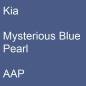 Preview: Kia, Mysterious Blue Pearl, AAP.